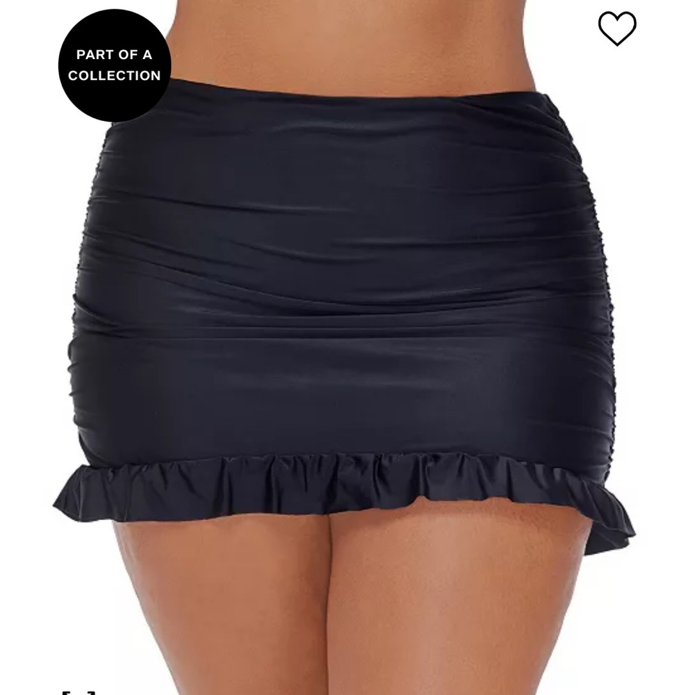 Ruffled Hem Swim Skort - NWT Sz 24